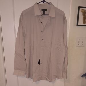 NWT Alfani | Beige Dress Shirt